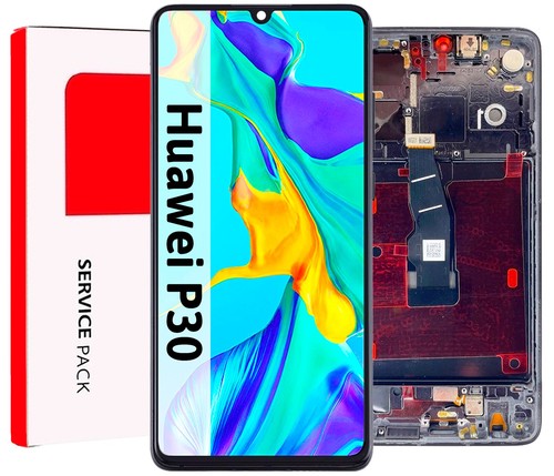 Original OEM Für Huawei P30 ELE-L09 Display Bildschirm LCD +Rahmen - Bild 1 von 7