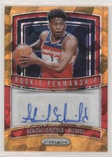 2019-20 Panini Prizm Rookie Penmanship Orange Ice Admiral Schofield Auto uk2