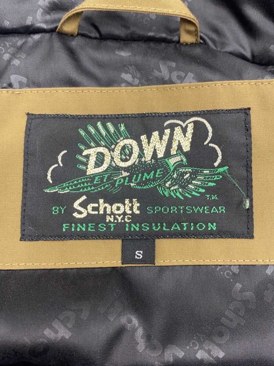 Schott Down Jacket S Polyester Beige - image 3