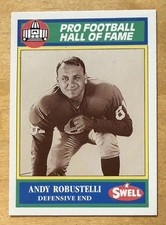 1990 Swell Pro Football Hall of Fame - Andy Robustelli #43 NM+