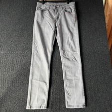 Levi Strauss 511 Slim Fit Gray Casual Jeans Mens Size W34 L34