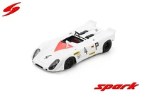 Spark SG824 1:43 Porsche 908-2 Nr. 4 2Nd 1000KM NüRburgring 1969 Modellauto