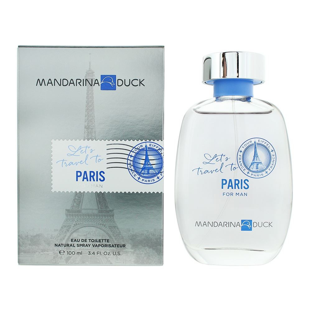 Mandarina Duck Let's Travel To Paris For Men Eau De Toilette 100Ml - Image 3