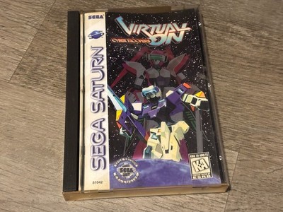 Cyber Troopers Virtual-On Sega Saturn Complete w/Reg Card Authentic Good Shape