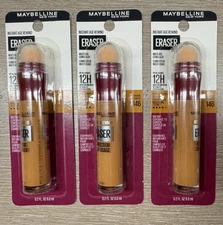 3 Maybelline Instant Age Rewind Instant Eraser Multi Use Concealer 146 NEW 0.2oz
