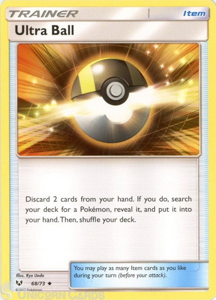 Ultra Ball 68/73 : Uncommon Mint/Near Mint Pokemon Card : SM3.5: Shining Legends