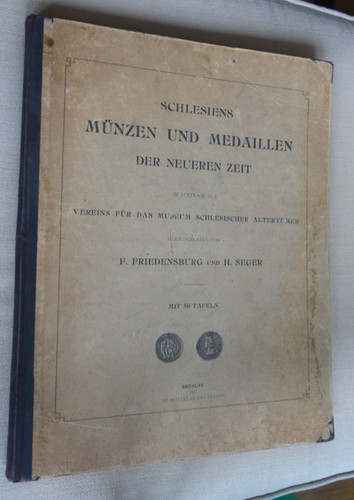 1901 Friedensburg Silesia Coins and Medals of Modern Times Numismatics