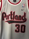 Vintage Nike Portland Trail Blazers Rasheed Wallace Retro 76 Swingman Jersey M — photo 4