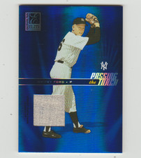 2004 DONRUSS PASSING THE TORCH WHITEY FORD GAME-WORN JSY NON-AUTOGRAPH 071/100
