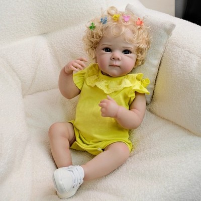 19 Zoll Newborn lebensechte Reborn Baby Puppe kuschelig Ganzkörper mehrlagig
