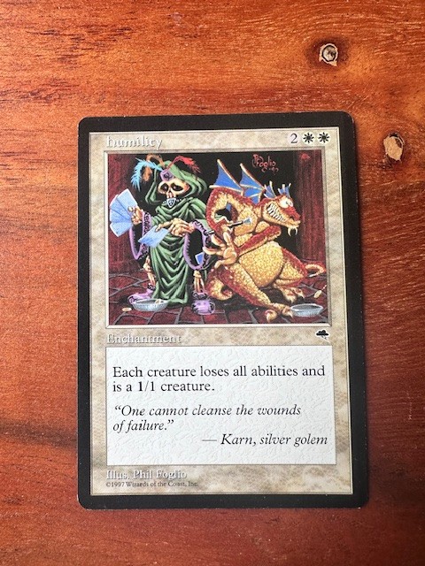 MTG - Magic the Gathering - Tempest - Humility - Unplayed