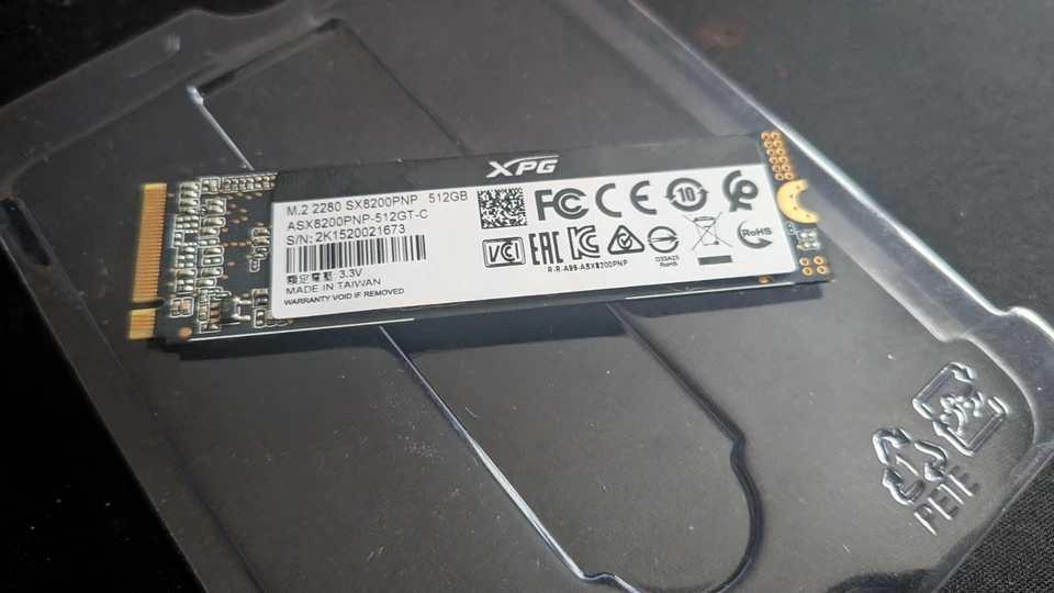 XPG SX8200 Pro M.2 512 GB PCI Express 3.0 3D TLC NVMe - Image 3 of 3