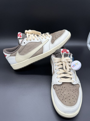 Nike Travis Scott x Air Jordan 1 Low OG SP EU 46 US 12 DM7866-162 Reverse Mocha
