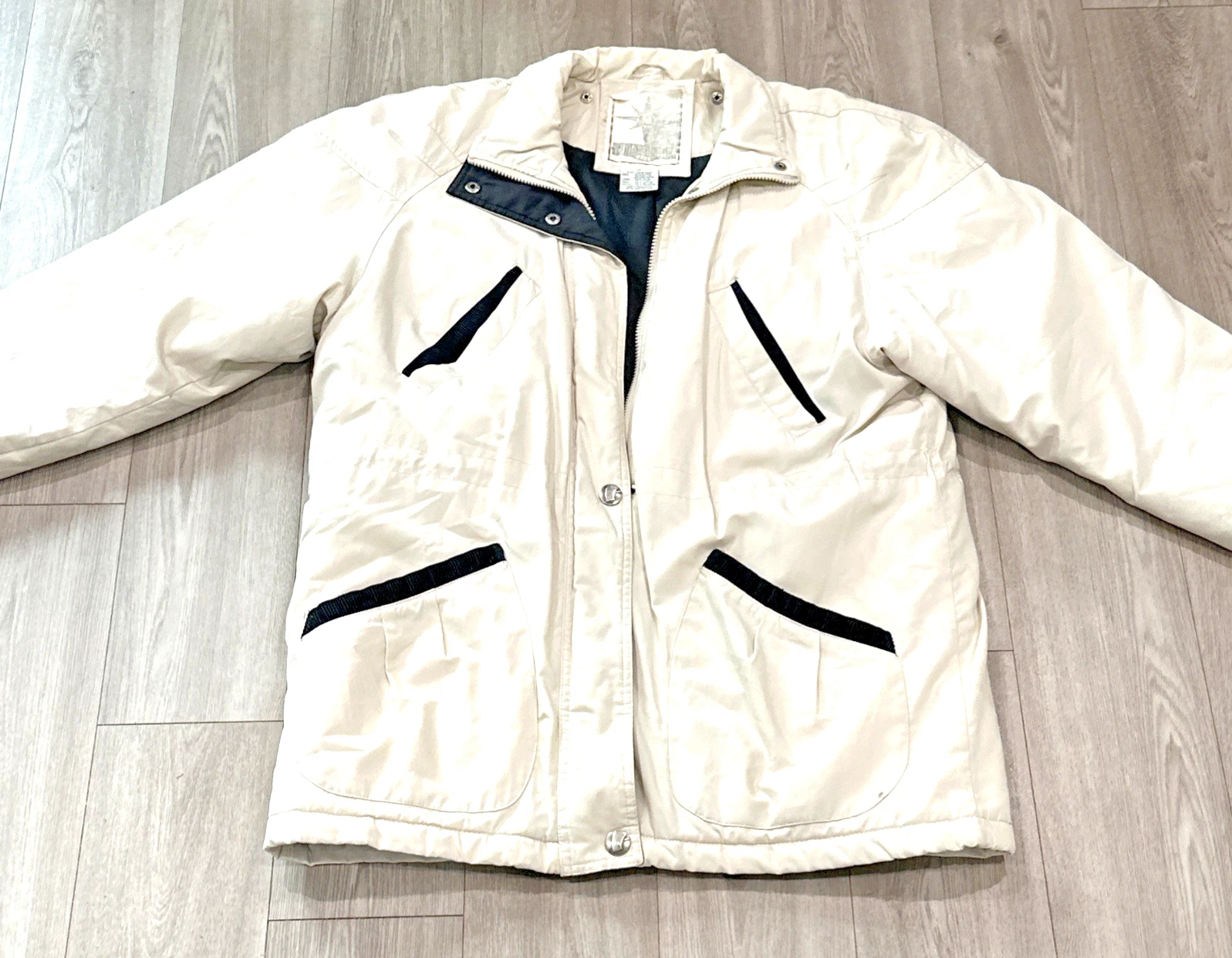 Vintage Middlebrook Coat Jacket beige blue Mens Size Medium Winter Warm
Opens in a new window or tab