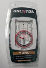 Brunton 7DNL Baseplate Map Compass With Decli...