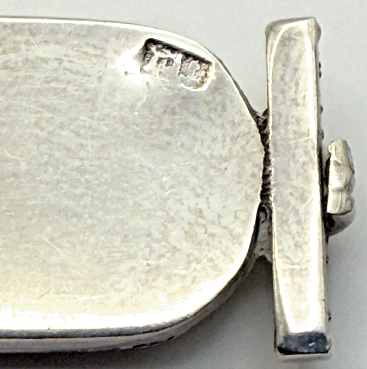 Solid Sterling Silver Egyptian Revival Cartouche … - image 6