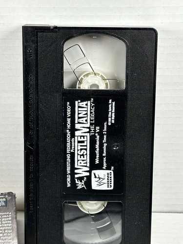 WWE WWF Wrestlemania 7 VII Sgt Slaughter Hulk Hogan New Wrestling VHS Tape - Imagen 7 de 7