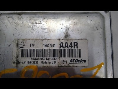 Engine ECM Electronic Control Module VIN P 4th Digit Fits 12-16 CRUZE 89530