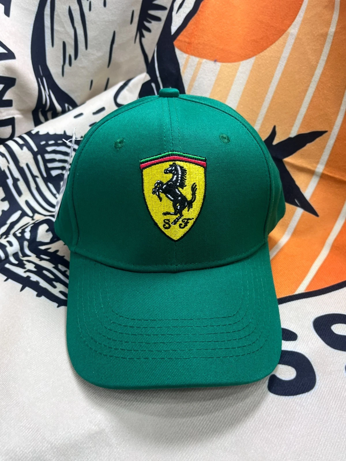 Ferrari Men's Outdoors Green Baseball Cap Adjustable
Opens in a new window or tab