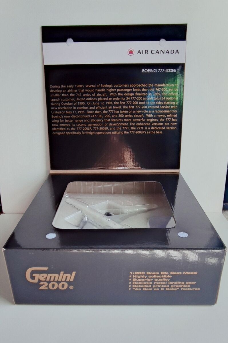 Gemini 200 AIR CANADA Boeing 777-300ER. Reg: C-FITU. Item Gemini 200 AIR CANADA Boeing 777-300ER. Reg: C-FITU. Item
