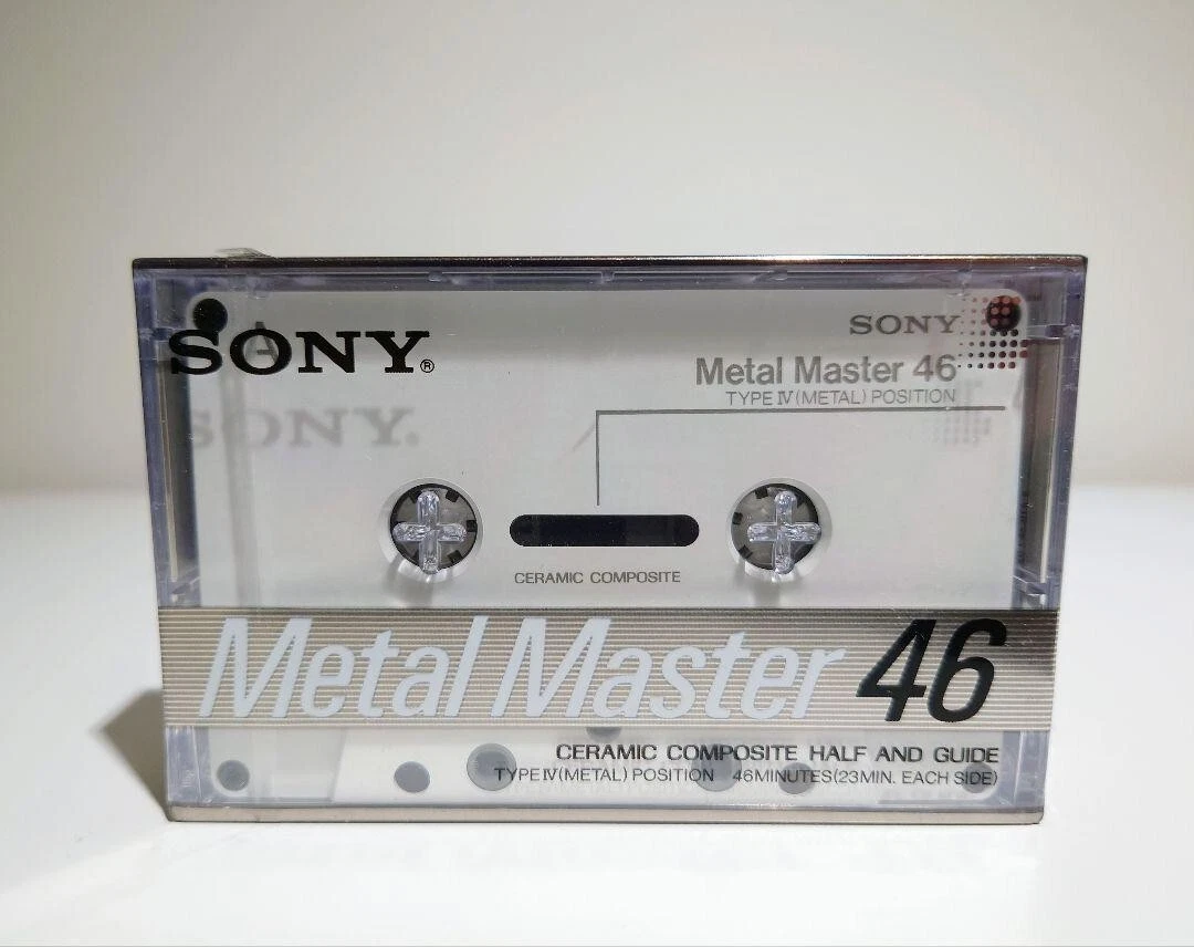 [ New ] SONY METAL MASTER 46 Type IV METAL POSITION Cassette Tape JAPAN