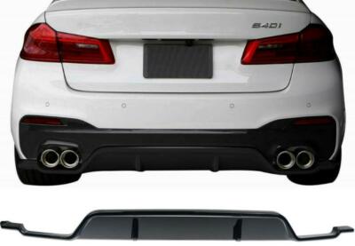 BMW G30 G31 5 Series M Sport 3D Style Gloss Black Rear Diffuser 17-Present