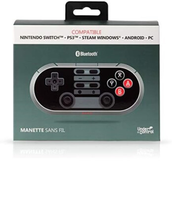 Manette Sans Fil Compatible PC, Android, Switch Et PS3 - Under Control - Neuf Sous Blister