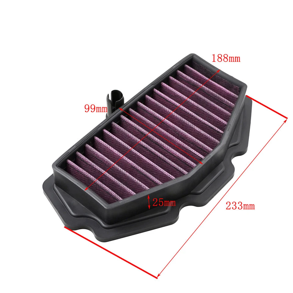 Air Filter for Kawasaki EX650 Ninja 650 ABS KLE650 Versys Z650 EN650 Vulcan S Foto 2 de 4
