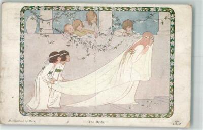 39681195 - sign. Willebeek le Mair The Bride Kinder tragen die Schleppe der