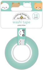 Crafts Doodlebug Washi Tape Pretty Kitties Cute Cat Faces Repeats