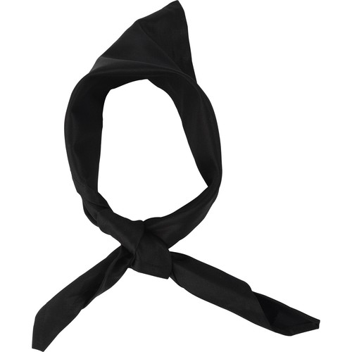 Chefs Neckerchief Bandana Polycotton Black White Scarf Headscarf Headband 1 or 5 - Imagen 3 de 16