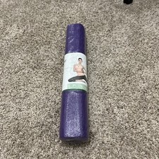 Gaiam Classic Yoga Mat 3MM Lakeside Purple Lightweight Portable Non-Slip