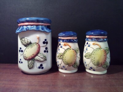Cruet Set Traditional Country Kitchen Salz und Pfeffer Set und Marmeladentopf