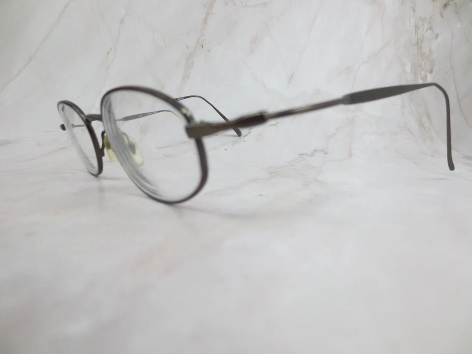 Marco de gafas Kenneth Cole unisex adultos marrón metal borde completo ovalado 48-20-140 Foto 2 de 4