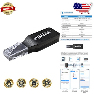 Fast Communication BLE-RJ45-D for Epever Tracer and Triron Solar Controllers