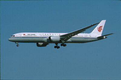 ZRH09  Original aircraft slide/Dia  Air China B787 B-7800