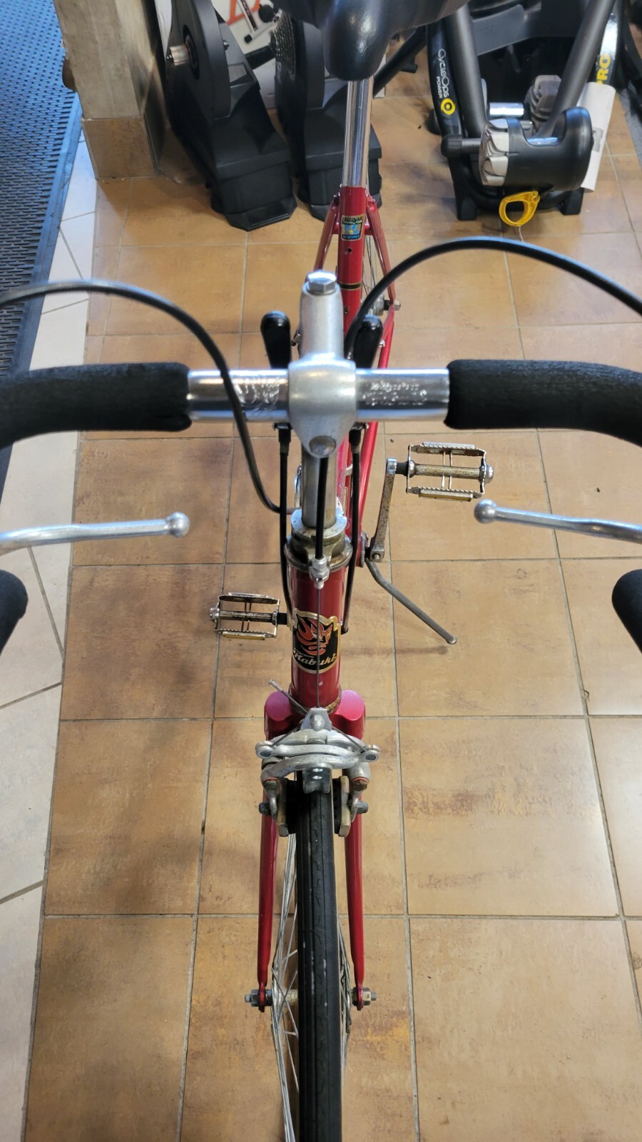 Vintage Bridgestone Kabuki SSD Road Bike - Red