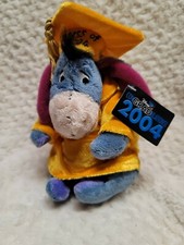 2004 EEYORE Graduate graduation USA Disney Store NEW bean bag beanie mbbp beanie