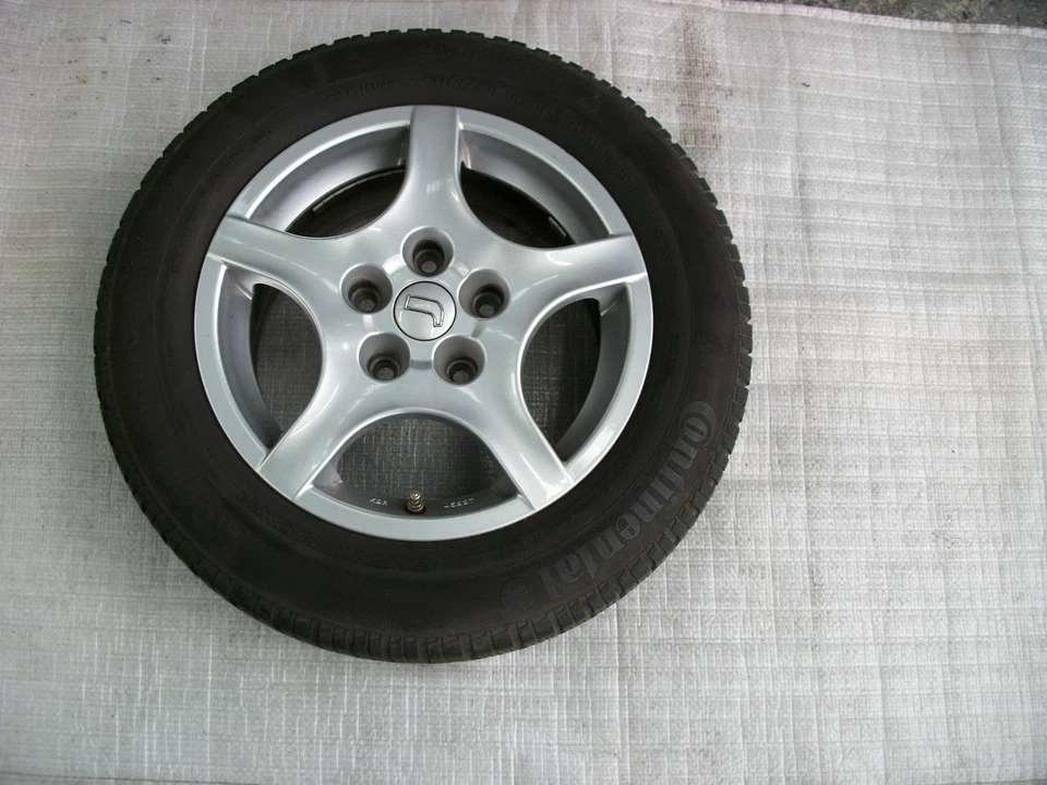 4x Alu Komplettrad BMW 3er 7x15ET45 5x120 Conti Wintercont. TS830 205/60R15 91T - Bild 3 von 4