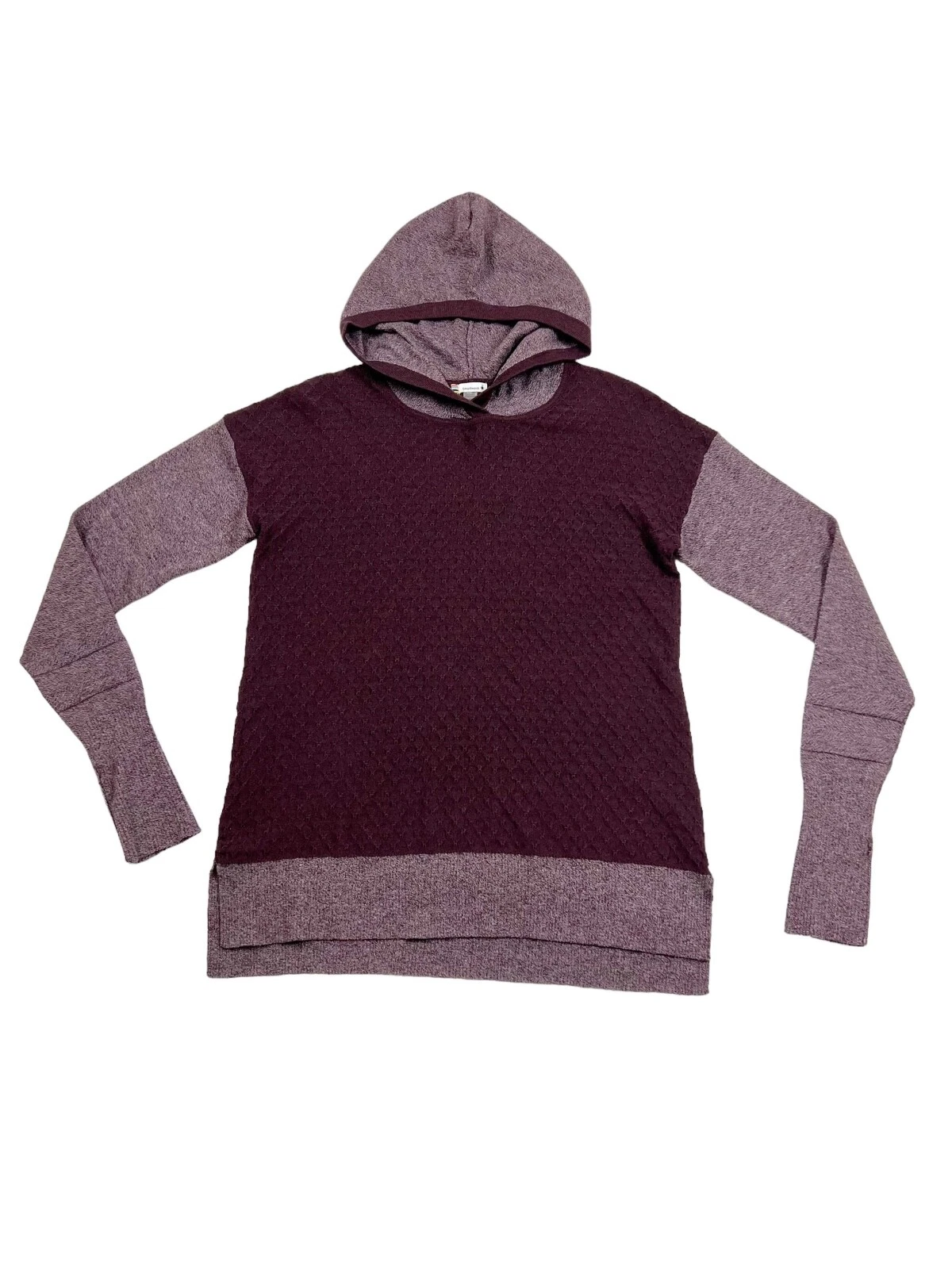 smartwool shadow pine wool blend textured hoodie