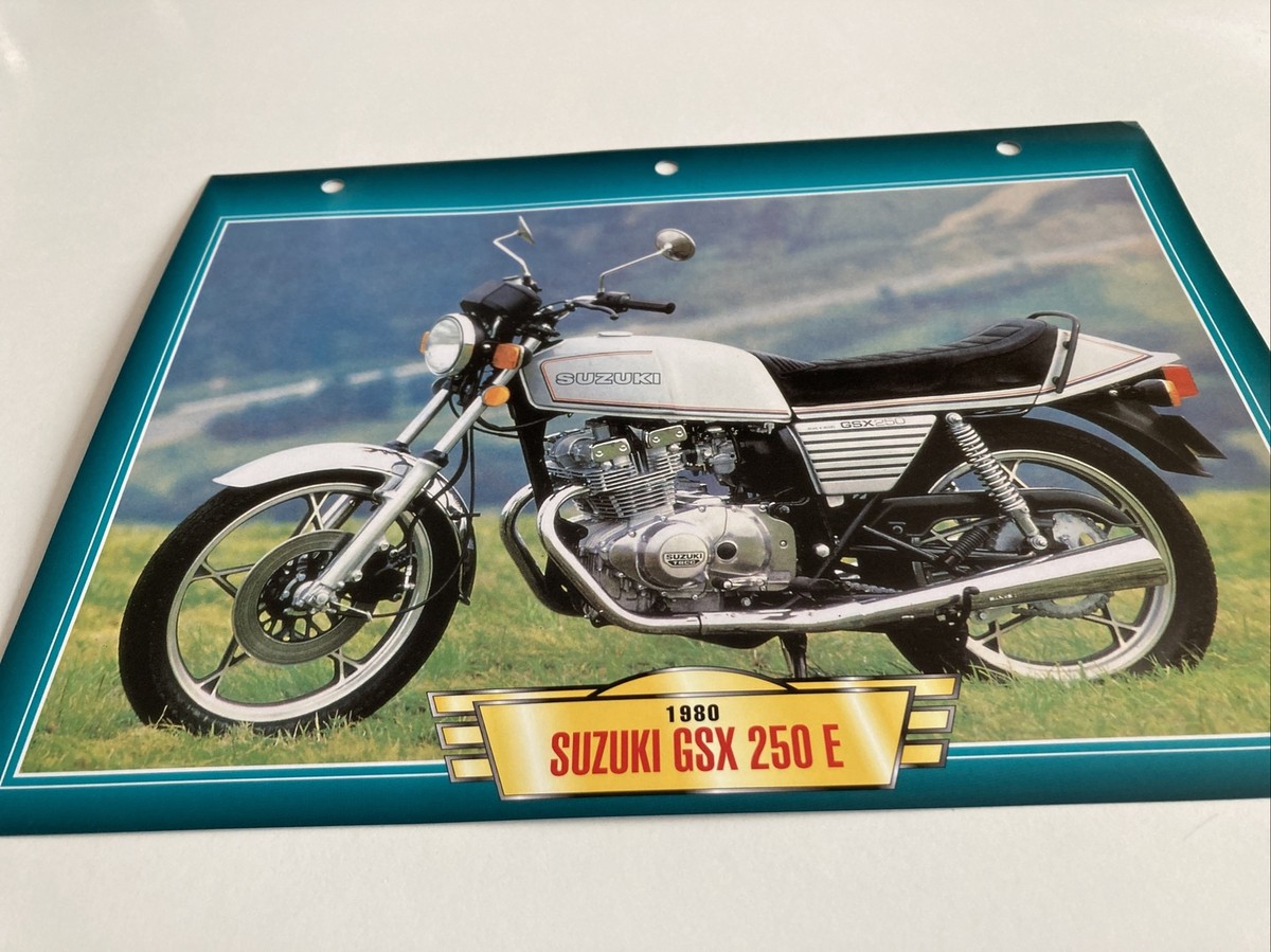 Suzuki GSX250E 1980 GSX250 E Motorcycle Passion Collection Atlas