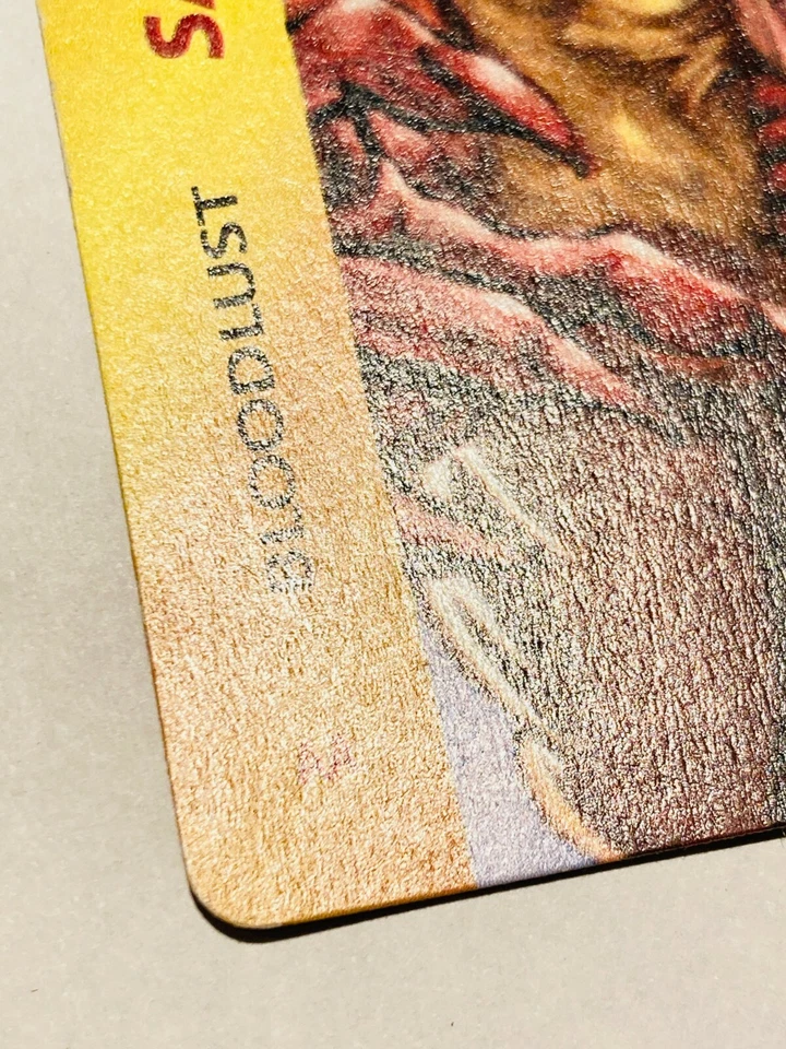 1995 X-men Sabretooth ' 95 Over Power Trading Card Game No. 4 Rare F/S - Image 4 of 4