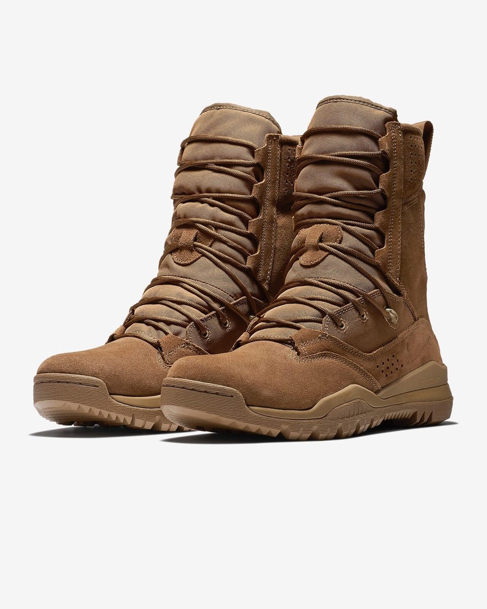 nike coyote brown boots steel toe
