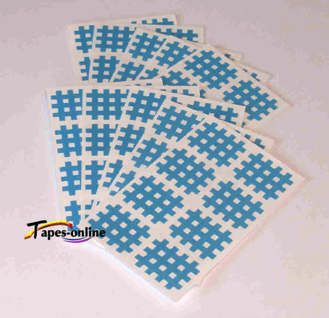 180 Kinesiologie CrossTape Gitterpflaster Akupunktur Gittertape 20 Blatt Trigger