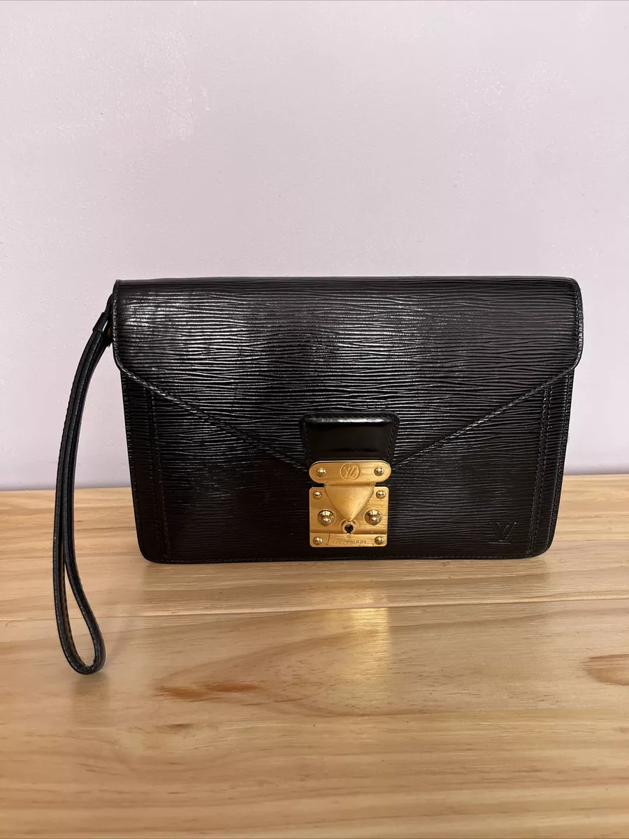 Louis Vuitton Vintage - Epi Pochette Sellier Dragonne - Black