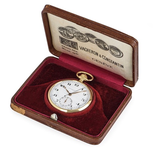 Vacheron & Constantin A Gold Open Face Chronograph Pocket Watch C1924 - Picture 5 of 8