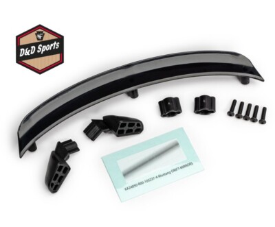 Traxxas 10512 - Mirrors, side, black (left & right), spoiler (4-Tec Drift)