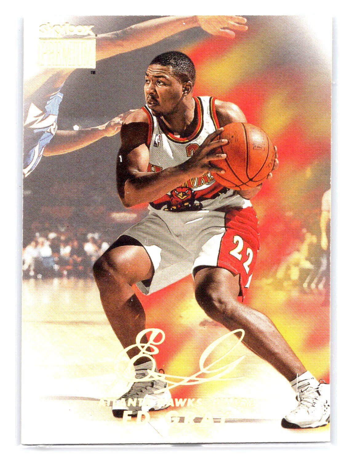 1999 Skybox Premium #195 Ed Gray Atlanta Hawks