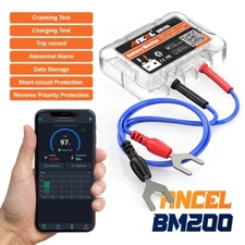 Ancel BM200 Battery Monitor Bluetooth 12VBattery Test Cranking Charging Analyzer