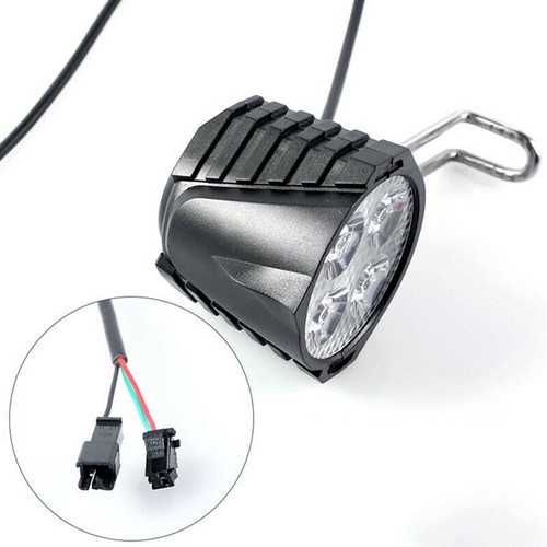36V/48V eBike Waterproof Front Light Electric Bicycle Headlight with Horn